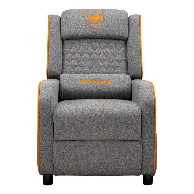 COUGAR - Ranger One Butaca para jugar Asiento acolchado tapizado Gris, Naranja