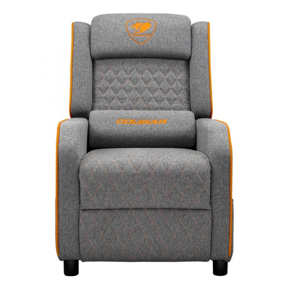 COUGAR - Ranger One Butaca para jugar Asiento acolchado tapizado Gris, Naranja