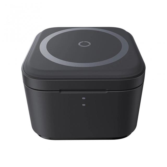 Baseus - P10264100123-01 cargador de dispositivo móvil Universal Negro USB Cargador inalámbrico Carga rápida Interior