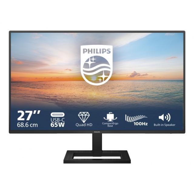 Philips - 1000 series 27E1N1600AE/00 pantalla para PC 68,6 cm (27") 2560 x 1440 Pixeles Quad HD LCD Negro