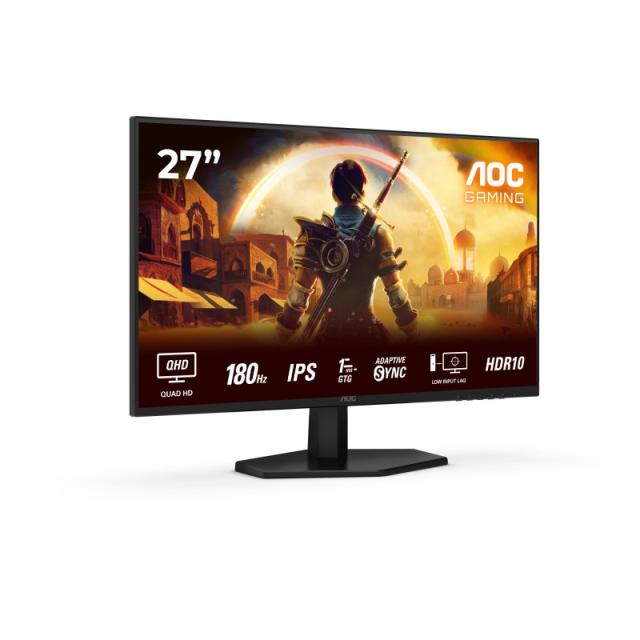 AOC - G4 Q27G42XE pantalla para PC 68,6 cm (27") 2560 x 1440 Pixeles Quad HD Negro, Rojo