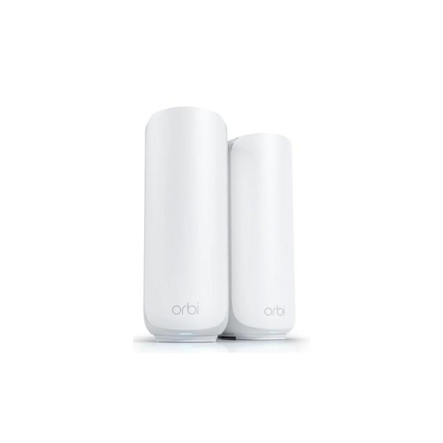 NETGEAR - Orbi 370 Doble banda (2,4 GHz / 5 GHz) Wi-Fi 7 (802.11be) Blanco 2 Interno - RBE372-100EUS
