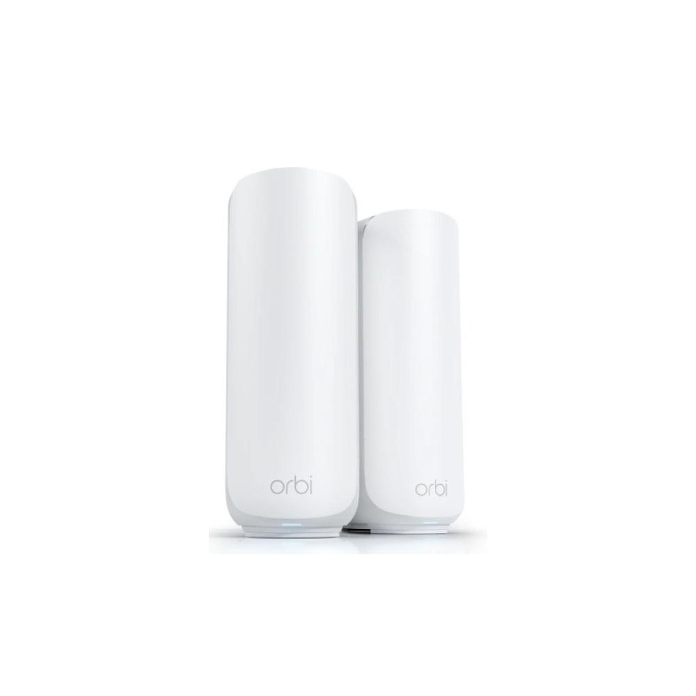 NETGEAR - Orbi 370 Doble banda (2,4 GHz / 5 GHz) Wi-Fi 7 (802.11be) Blanco 2 Interno - RBE372-100EUS