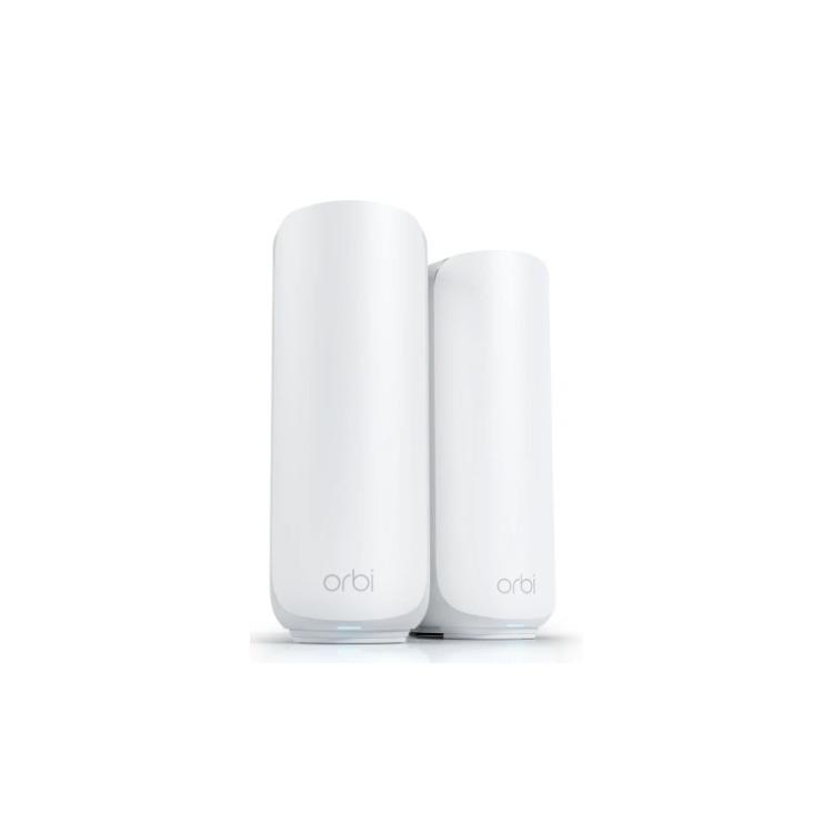 NETGEAR - Orbi 370 Doble banda (2,4 GHz / 5 GHz) Wi-Fi 7 (802.11be) Blanco 2 Interno - RBE372-100EUS