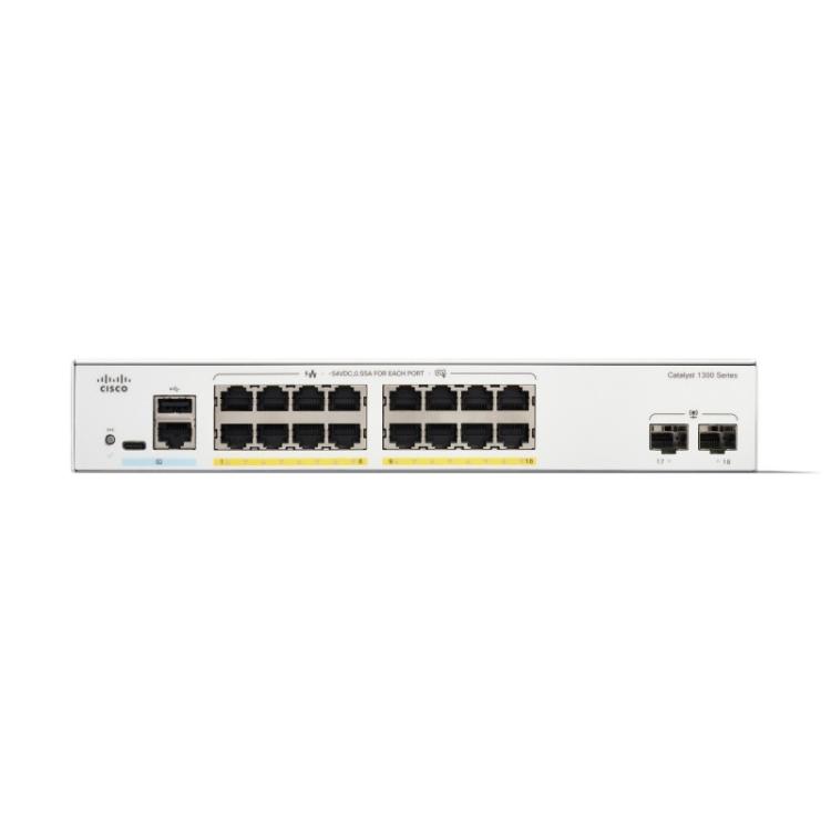 Cisco - C1300-16FP-2G switch Gestionado L2/L3 Gigabit Ethernet (10/100/1000) Blanco