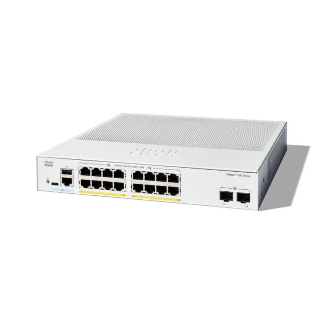 Cisco - C1300-16FP-2G switch Gestionado L2/L3 Gigabit Ethernet (10/100/1000) Blanco