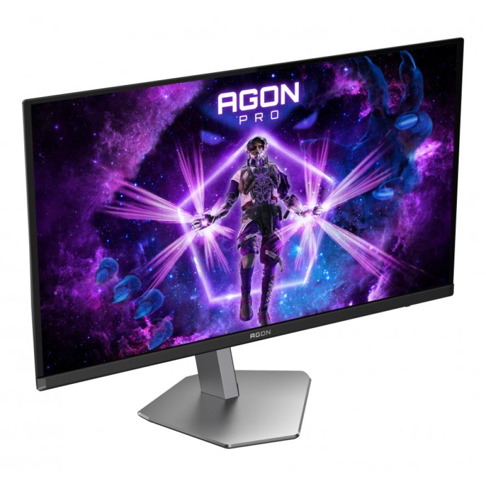 AOC - AGON PRO AG276QKD2 pantalla para PC 67,3 cm (26.5") 2560 x 1440 Pixeles Quad HD QD-OLED Negro, Gris