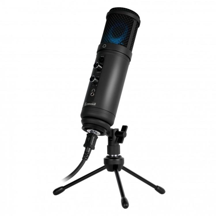 Newskill Gaming - Pasa el ratón por encima de la imagen para ampliarla Micrófono Profesional RGB (5 Colores fijos y Efectos rota