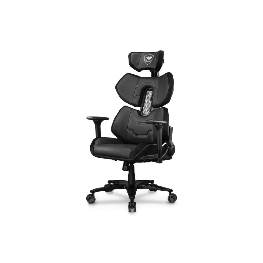 COUGAR - Terminator Elite Silla para videojuegos de PC Asiento acolchado Negro, Plata