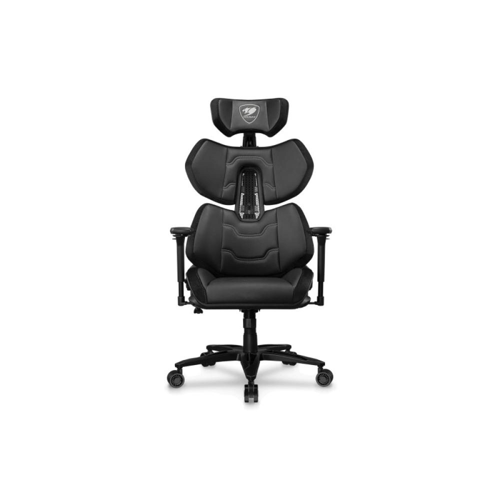 COUGAR - Terminator Elite Silla para videojuegos de PC Asiento acolchado Negro, Plata