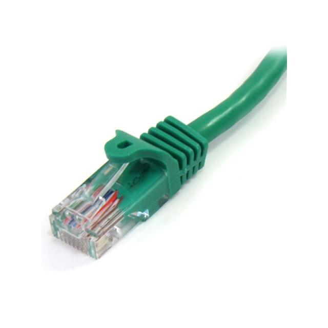StarTech.com - Cable de 1m Verde de Red Fast Ethernet Cat5e RJ45 sin Enganche - Cable Patch Snagless