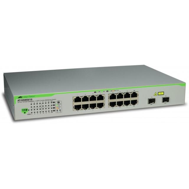 Allied Telesis - AT-GS950/16-50 Gestionado L2 Gigabit Ethernet (10/100/1000) 1U Blanco