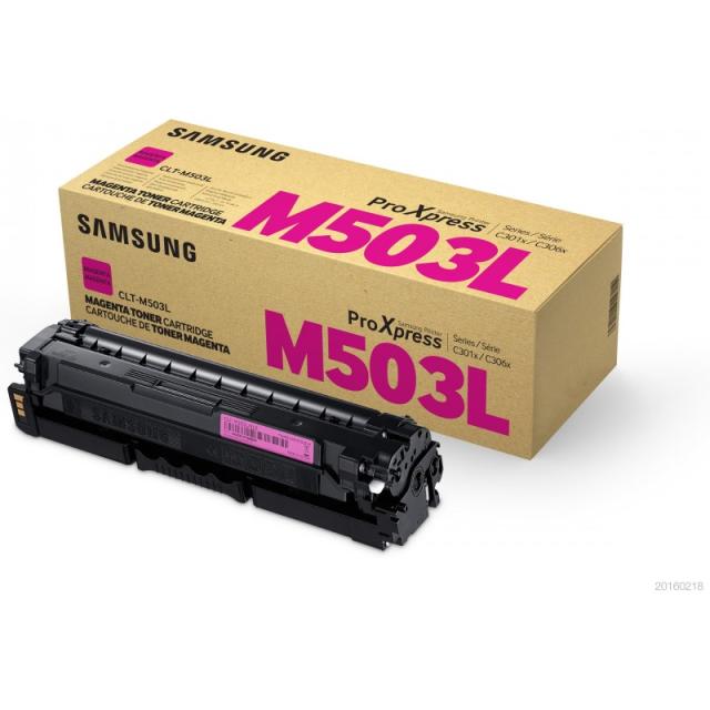 HP - Samsung Cartucho de Tóner Original HP CLT-M503L magenta de alta capacidad