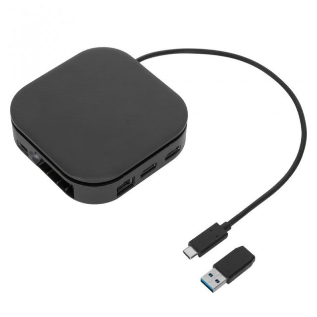 Targus - DOCK116GLZ base para portátil y replicador de puertos Alámbrico USB 3.2 Gen 2 (3.1 Gen 2) Type-C Negro