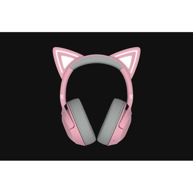 Razer - Kraken Kitty V2 BT Auriculares Inalámbrico Diadema Juego Bluetooth Rosa