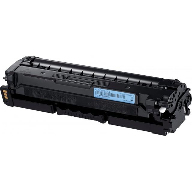 HP - Samsung Cartucho de Tóner Original HP CLT-C503L cian de alta capacidad