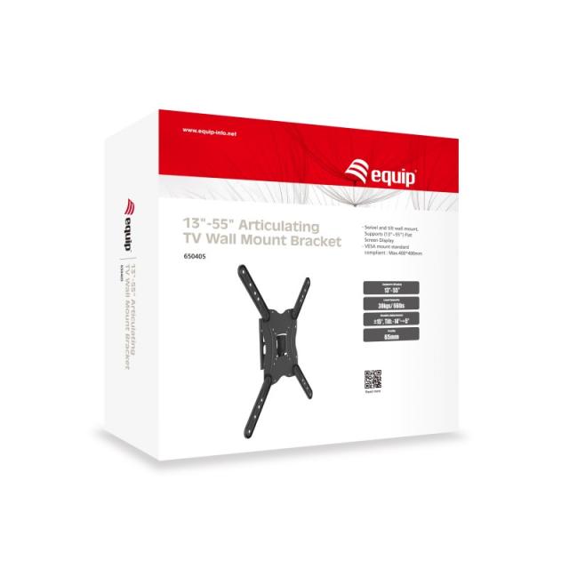 Equip - Soporte de pared articulado para TV de 23"-55 - 650405