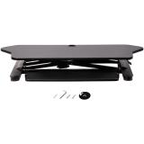 StarTech.com - Convertidor Escritorio de Pie y Sentado de Esquina - con Bandeja para Teclado - con Superficie de 89cm x 53cm - E