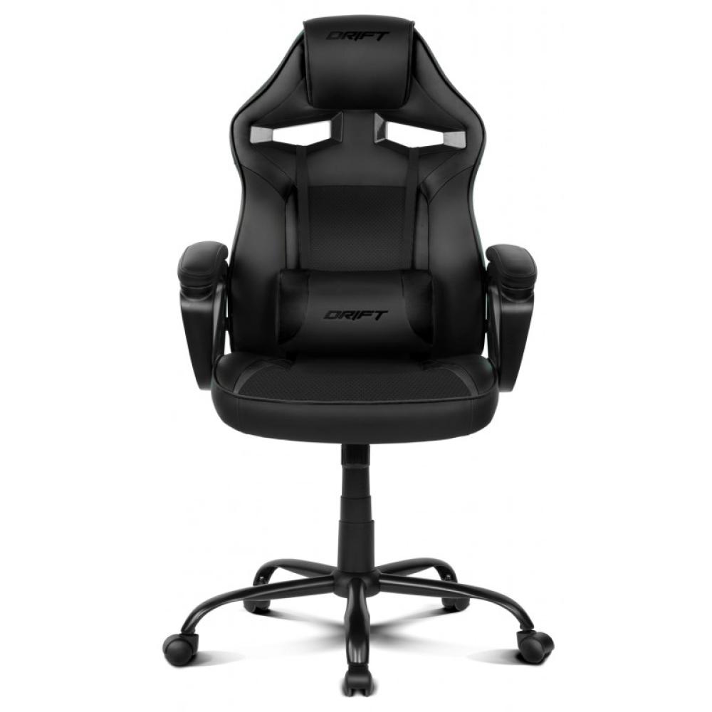 DRIFT - DR50 Silla para videojuegos de PC Asiento acolchado tapizado Negro - DR50B