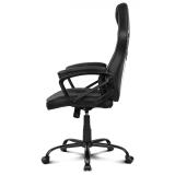DRIFT - DR50 Silla para videojuegos de PC Asiento acolchado tapizado Negro - DR50B