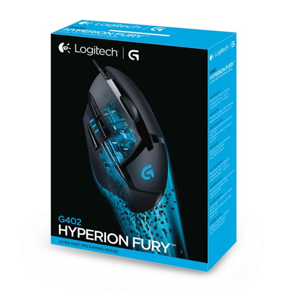 Logitech G - 910-004068 ratón Juego mano derecha USB tipo A 4000 DPI
