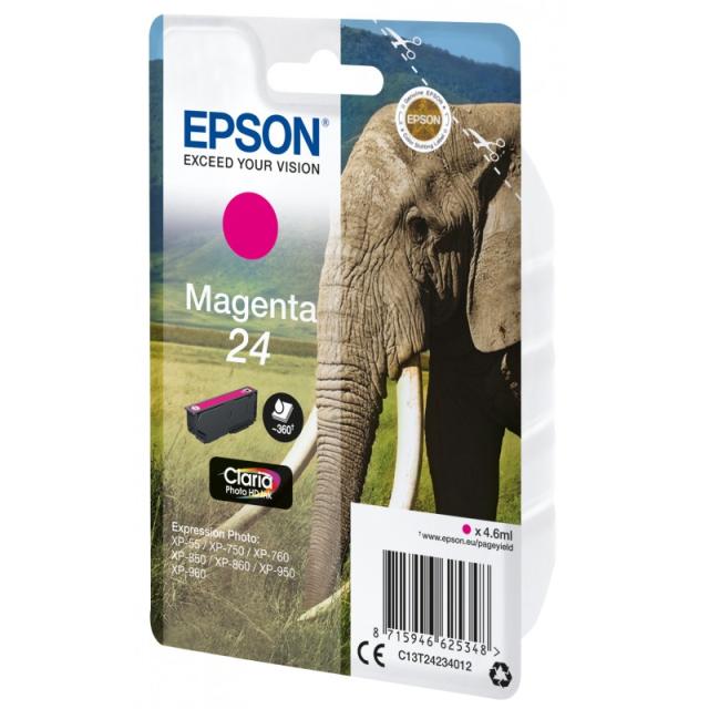 Epson - Elephant Cartucho 24 magenta