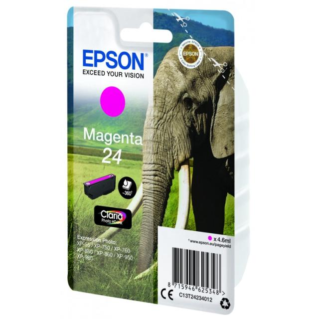 Epson - Elephant Cartucho 24 magenta