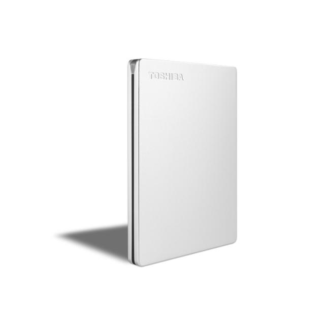 Toshiba - Canvio Slim disco duro externo 2 TB Plata