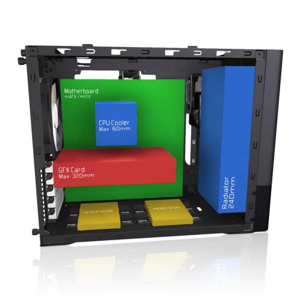 Fractal Design - Node 804 Cubo Negro