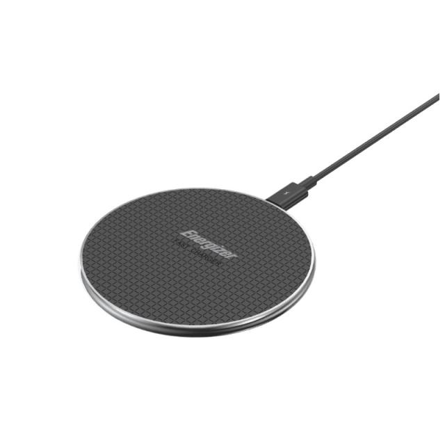 Energizer - WCP107 cargador de dispositivo móvil Smartphone, Auriculares Negro USB Cargador inalámbrico Interior