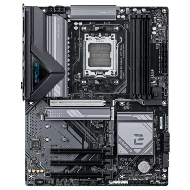 GIGABYTE - B850 EAGLE WIFI6E Placa Base - Procesadores AMD Ryzen Serie 9000, VRM digital de 8+2+2 fases, hasta 8200MHz DDR5 (OC)