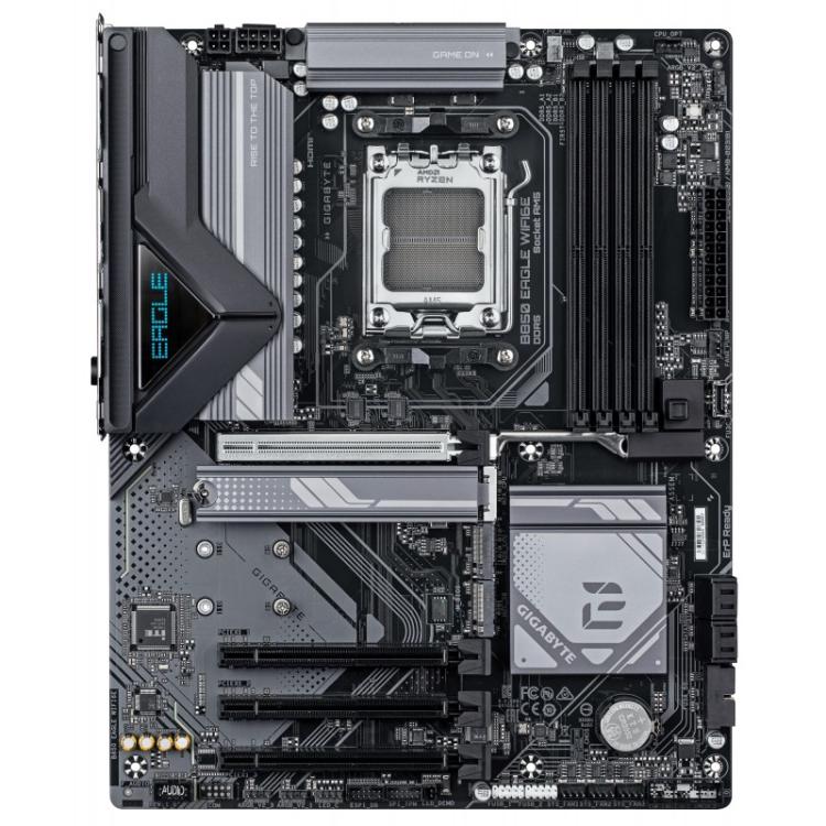 GIGABYTE - B850 EAGLE WIFI6E Placa Base - Procesadores AMD Ryzen Serie 9000, VRM digital de 8+2+2 fases, hasta 8200MHz DDR5 (OC)