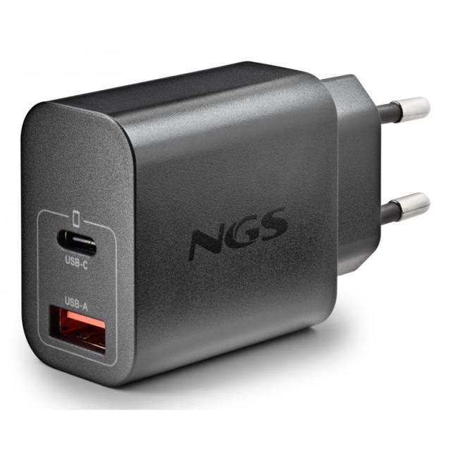 NGS - ERA 30W BLACK Universal Negro Corriente alterna Carga rápida Interior