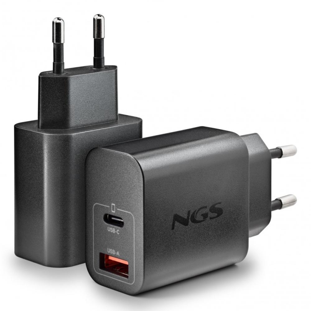 NGS - ERA 30W BLACK Universal Negro Corriente alterna Carga rápida Interior