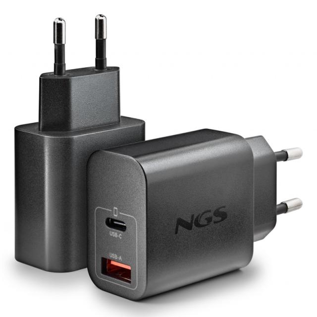 NGS - ERA 20W BLACK Universal Negro Corriente alterna Carga rápida Interior