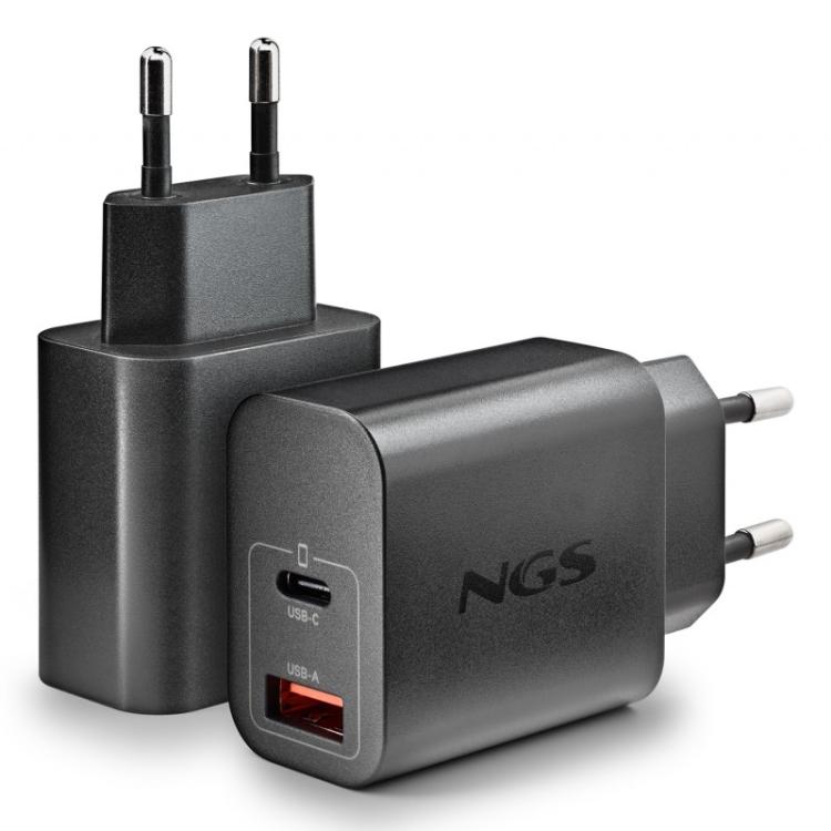 NGS - ERA 20W BLACK Universal Negro Corriente alterna Carga rápida Interior