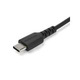 StarTech.com - Cable de Carga USB-A a USB-C de 2m - Cable de Carga Rápida y Sincronización USB 2.0 de Servicio Pesa - RUSB2AC2MB