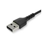 StarTech.com - Cable de Carga USB-A a USB-C de 2m - Cable de Carga Rápida y Sincronización USB 2.0 de Servicio Pesa - RUSB2AC2MB