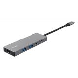 Trust - 26062 hub de interfaz USB Tipo C Gris