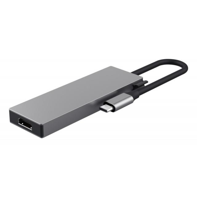 Trust - 26062 hub de interfaz USB Tipo C Gris