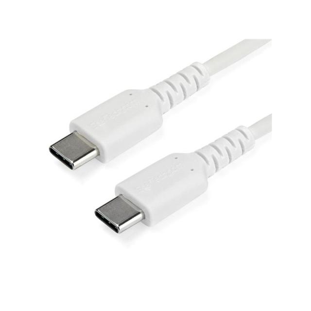 StarTech.com - Cable de 1m de Carga USB C - de Carga Rápida y Sincronización USB 2.0 Tipo C a USB C para Portátiles - RUSB2CC1MW