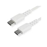 StarTech.com - Cable de 1m de Carga USB C - de Carga Rápida y Sincronización USB 2.0 Tipo C a USB C para Portátiles - RUSB2CC1MW