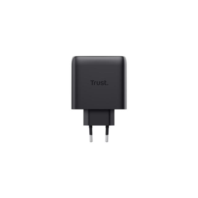 Trust - Maxo Cargador GaN USB-C de 65 W - Negro