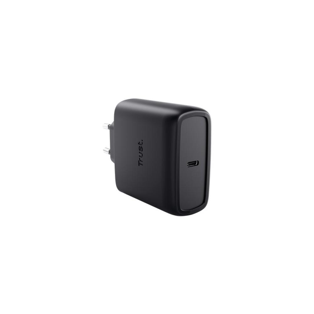 Trust - Maxo Cargador GaN USB-C de 65 W - Negro