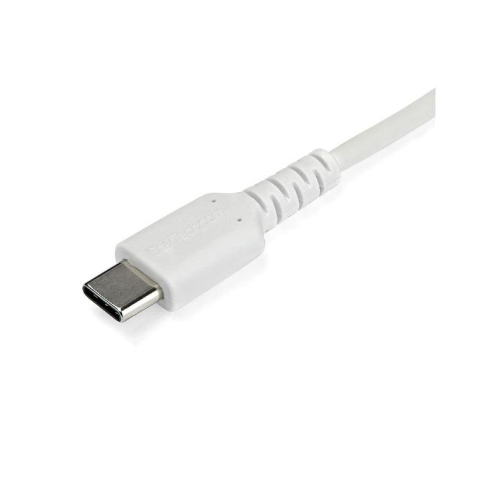 StarTech.com - Cable de 2m de Carga USB C - de Carga Rápida y Sincronización USB 2.0 Tipo C a USB C para Portátiles - RUSB2CC2MW