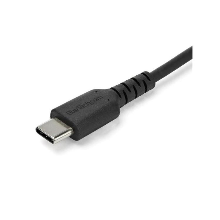 StarTech.com - Cable de Carga USB-A a USB-C de 1m - Cable de Carga Rápida y Sincronización USB 2.0 de Servicio Pesado - Cable de