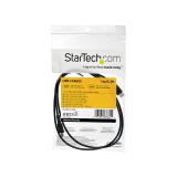 StarTech.com - Cable de Carga USB-A a USB-C de 1m - Cable de Carga Rápida y Sincronización USB 2.0 de Servicio Pesado - Cable de