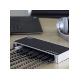 StarTech.com - Dock USB-C y USB-A - Docking Station para 2 Monitores DisplayPort y HDMI de 4K 60Hz - Replicador de Puertos USB 3