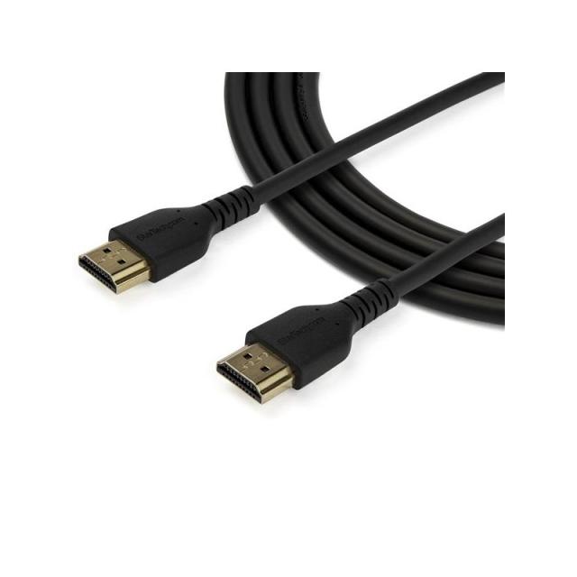StarTech.com - Cable de 1m HDMI 2.0 Certificado Premium de alta velocidad con Ethernet - Durable - UHD 4K 60Hz - con - RHDMM1MP