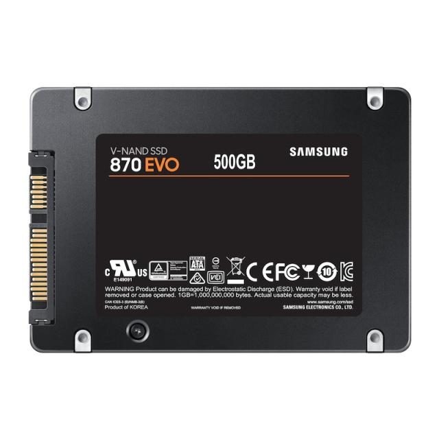 Samsung - 870 EVO 500 GB 2.5" Serial ATA III V-NAND MLC